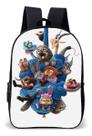 Mochila Infantil Simples Lançamento Tema Reino Infantil Zootop Animal