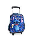Mochila infantil Stitch lilo feminino com carrinho