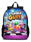 Mochila Infantil Stumble Guys Escolar Reforçada Costas
