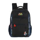 Mochila Infantil Super Mario Nintendo Luigi Escolar Preto