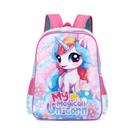 Mochila Infantil Unicórnio Menina Escolar