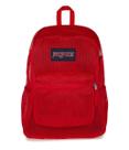 Mochila JanSport Eco Mesh Red Tape 43x32x15cm com capa para laptop