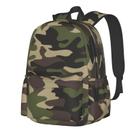 Mochila Jbofyee Camouflage Pattern para homens e mulheres verde