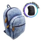 Mochila jeans juvenil escolar clássica unissex tw404