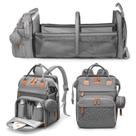Mochila Jeryswet Baby Fraldas Impermeável USB Cinza