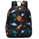 Mochila JinBeryl Toddler Boys 15 polegadas Dinosaur Black