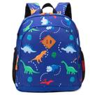 Mochila JinBeryl Toddler Boys Dinosaur 12 polegadas azul poliéster