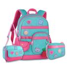Mochila Juju Teofilo com Lancheira Térmica e Estojo Box Mochila Juju Teofilo com Lancheira Térmica e Estojo Box
