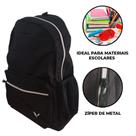 Mochila Juvenil Escolar Preta Reforçada Qualidade - Yepp