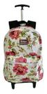 Mochila Juvenil Feminina Urban Estampa Florida Rodinhas G