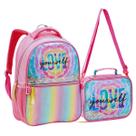Mochila Juvenil Infantil Menina Menino Escolar Com Lancheira Removível Mochila Juvenil Infantil Menina Menino Escolar Com Lancheira Removível