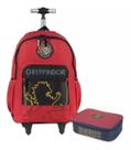 Mochila Juvenil Menino Harry Potter Trolley Rodinha G Estojo Mochila Juvenil Menino Harry Potter Trolley Rodinha G Estojo