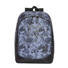 Mochila Juvenil Monterrey Poliéster Cobra DÁgua Cinza - CDM186809 - SANTINO