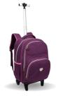 Mochila Juvenil Reforçada Kika Rodinha Pompom Menina Escolar Mochila Juvenil Reforçada Kika Rodinha Pompom Menina Escolar