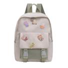 Mochila kakarin choyx Aesthetic 40cm Kawaii com emblema verde