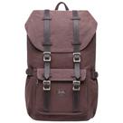 Mochila KAUKKO Travel Laptop 15,6 polegadas Canvas Coffee 20L