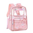 Mochila KIDNUO Clear para meninas e crianças rosa transparente