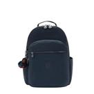 Mochila Kipling Seoul College Extra True Blue Tonal Azul Mochila Kipling Seoul College Extra True Blue Tonal Azul