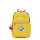 Mochila Kipling Seoul Fc 15 para laptop para mulheres resistente à água
