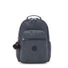 Mochila Kipling Seoul Lap Azul Estonado Mochila Kipling Seoul Lap Azul Estonado