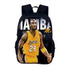 Mochila Kobes Bryants Cartoon Kids School Nylon 27x13x40cm