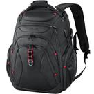 Mochila KROSER Travel Laptop 17,3", repelente de água, preta