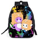 Mochila Lankys Boxs Anime School Poliéster 30x16x40cm