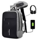 Mochila Laptop Espaçosa Notebook Volta as Aulas Alça Média Casual Executiva Viagem Multifuncional USB Fone de Ouvido