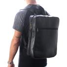 Mochila Leather Dorf Notebook Couro Rustik Preto