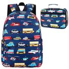 Mochila LEDAOU Kids School com lancheira para jardim de infância para meninos