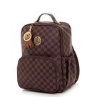 Mochila Lequiqui Escocesa - Marrom