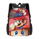 Mochila Lirac Mario Cartoon Game Daypack 3D Pattern Print