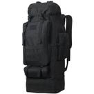 Mochila Lizbin para Camping y Senderismo 100L Resistente al Agua Negra
