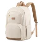 Mochila LOVEVOOK Travel Laptop impermeável de 15,6 polegadas bege