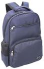 Mochila LS Bolsas Notebook 15.6 Executiva Marinho e Preto 5 divisões com Encaixe em Malas - MN4216