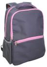 Mochila LS Bolsas para Notebook 15.6 Rosa e Cinza 5 divisões - MN4208