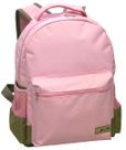 Mochila LS Bolsas para Notebook 15.6 Rosa e Marrom com 4 divisões - MN4202