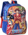 Mochila Luffy One Piece Infantil Escolar Original Clio 2023 Mochila Luffy One Piece Infantil Escolar Original Clio 2023