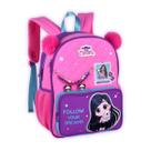 Mochila Luluca de Costas Infantil Meninas Pandinhas Youtuber