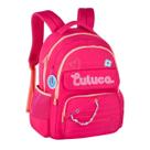 Mochila Luluca Escolar Costas Juvenil Original Clio Rosa