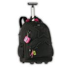 Mochila Luluca Rodinhas Escolar Juvenil Mala Viagem Meninas