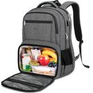 Mochila Lunch Box MATEIN Work para laptop de 18 polegadas cinza