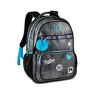 Mochila M com detalhes em cores azul RB