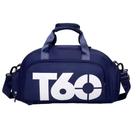Mochila Mala Esportiva T60 Transversal Impermeável Cor Azul