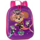 Mochila mala infantil com alca de costas paw patrol skye jet rosa