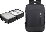 Mochila Mala Unissex Com Bolso Expansível Espaço Para Notebook Cabo USB Trabalho Viagem Bordo