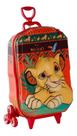Mochila Malinha Escolar Infantil 3d Simba Rei Leão Rodinhas