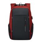 Mochila masculina 15.6 em carregamento usb saco de computador portátil à prova d 'água casual negócios