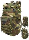 Mochila Masculina Camping Viagem Camuflada Impermeável 65 Litros