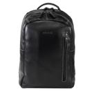 Mochila Masculina Classe Couro Grande Notebook Bolso Frontal